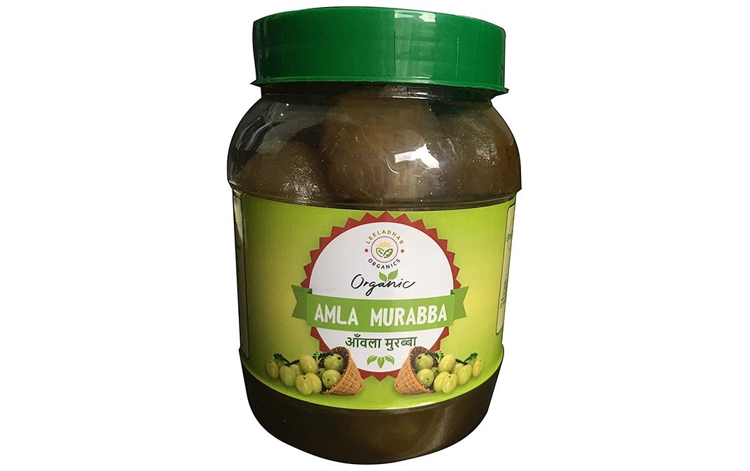 Leeladhar Organics Amla Murabba    Glass Jar  900 grams